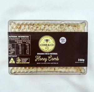 Organic Raw Honeycomb 240g